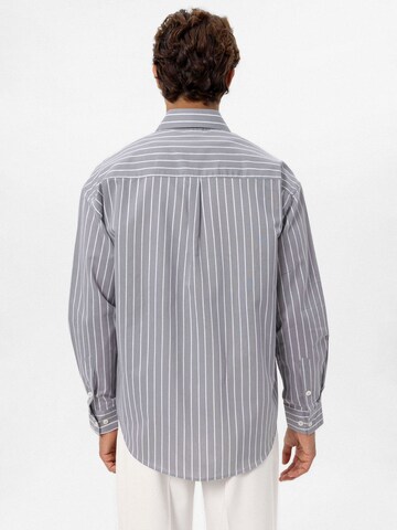 Coupe regular Chemise 'Fiorenze' Antioch en gris