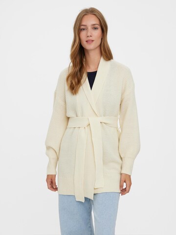 VERO MODA Strickjacke 'NONAME' in Grau: predná strana