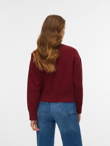 VERO MODA Trui 'VMGOLD ART' in Rood