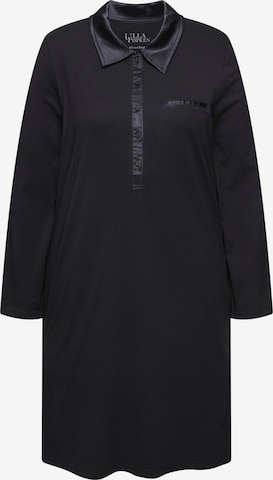 Ulla Popken Nachthemd in Zwart: voorkant