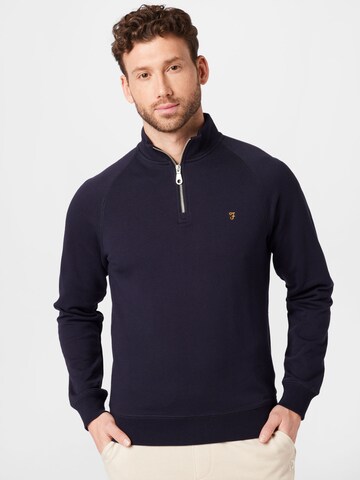 FARAH Sweatshirt 'JIM' in Blauw: voorkant