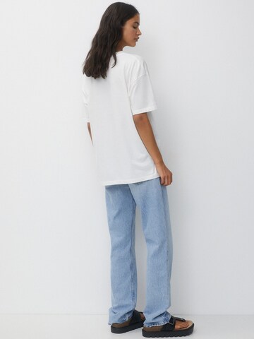 Pull&Bear T-Shirt in Weiß