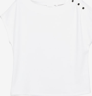 T-shirt COMMA en blanc : devant