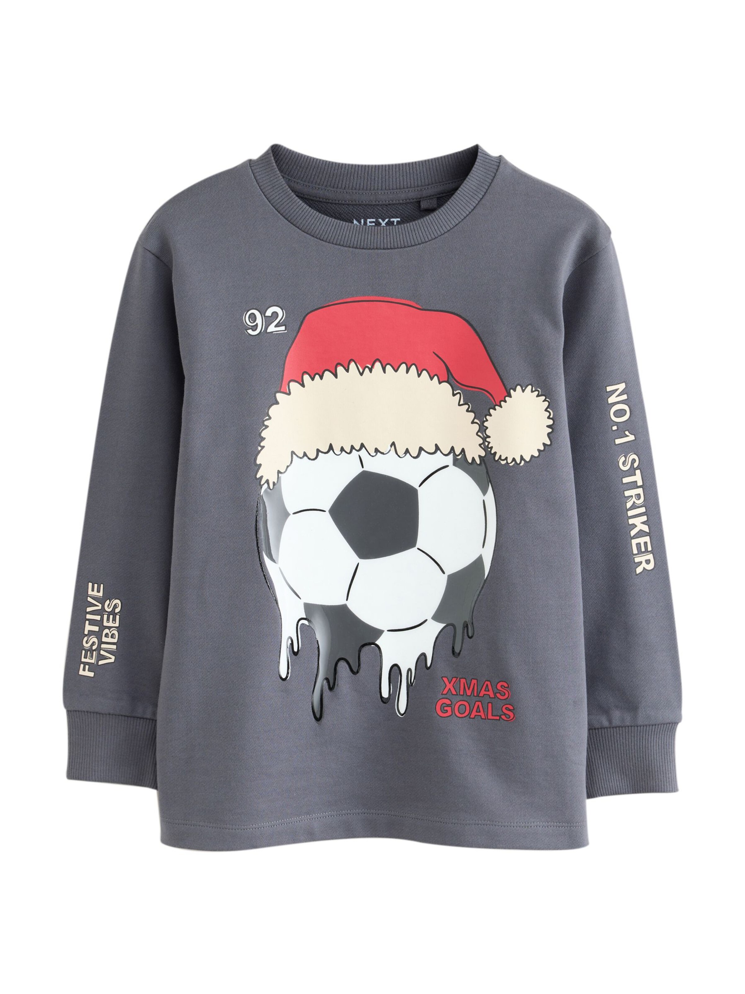 Next - Camiseta en gris: frente
