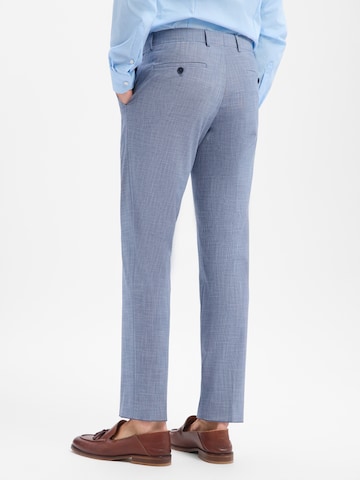 Regular Pantalon à plis 'Mitch' Finshley & Harding en bleu