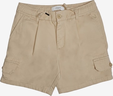 Jeckerson Regular Trousers 'Bermuda beige per bambino' in Beige: front