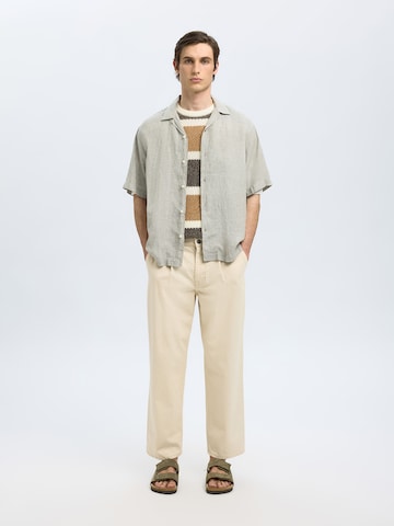 Pull-over 'SLHGINGER' SELECTED HOMME en beige