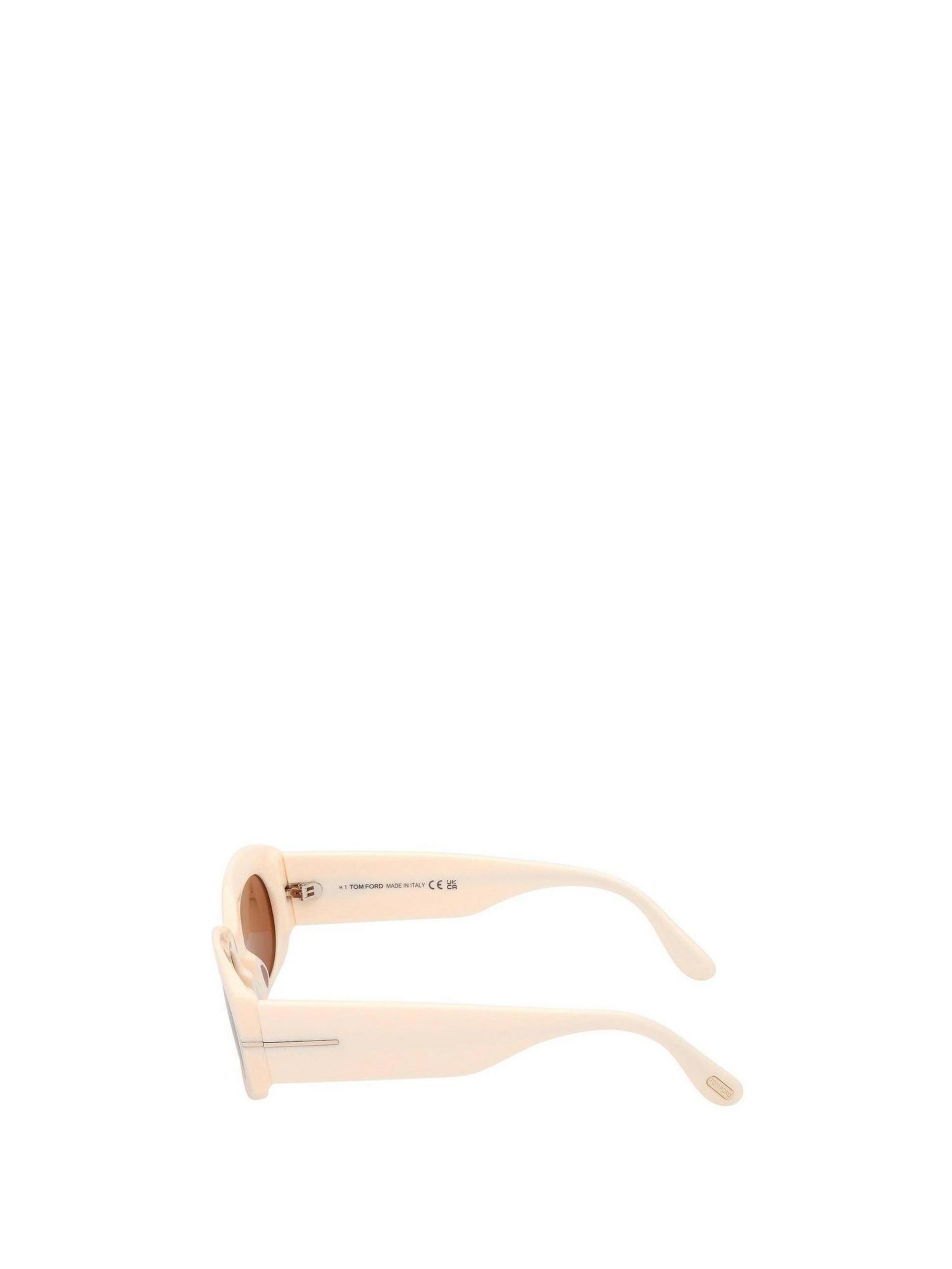 Tom Ford Sunglasses 'CIELLE FT1187 25E' in Beige