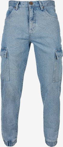 SOUTHPOLE - Tapered Pantalón vaquero cargo en azul: frente