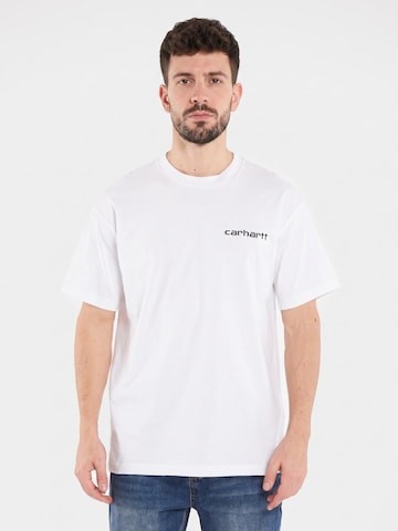 Carhartt WIP Shirt 'S/S ARCHIVE SCRIPT T-SHIRT WHITE' in White: front