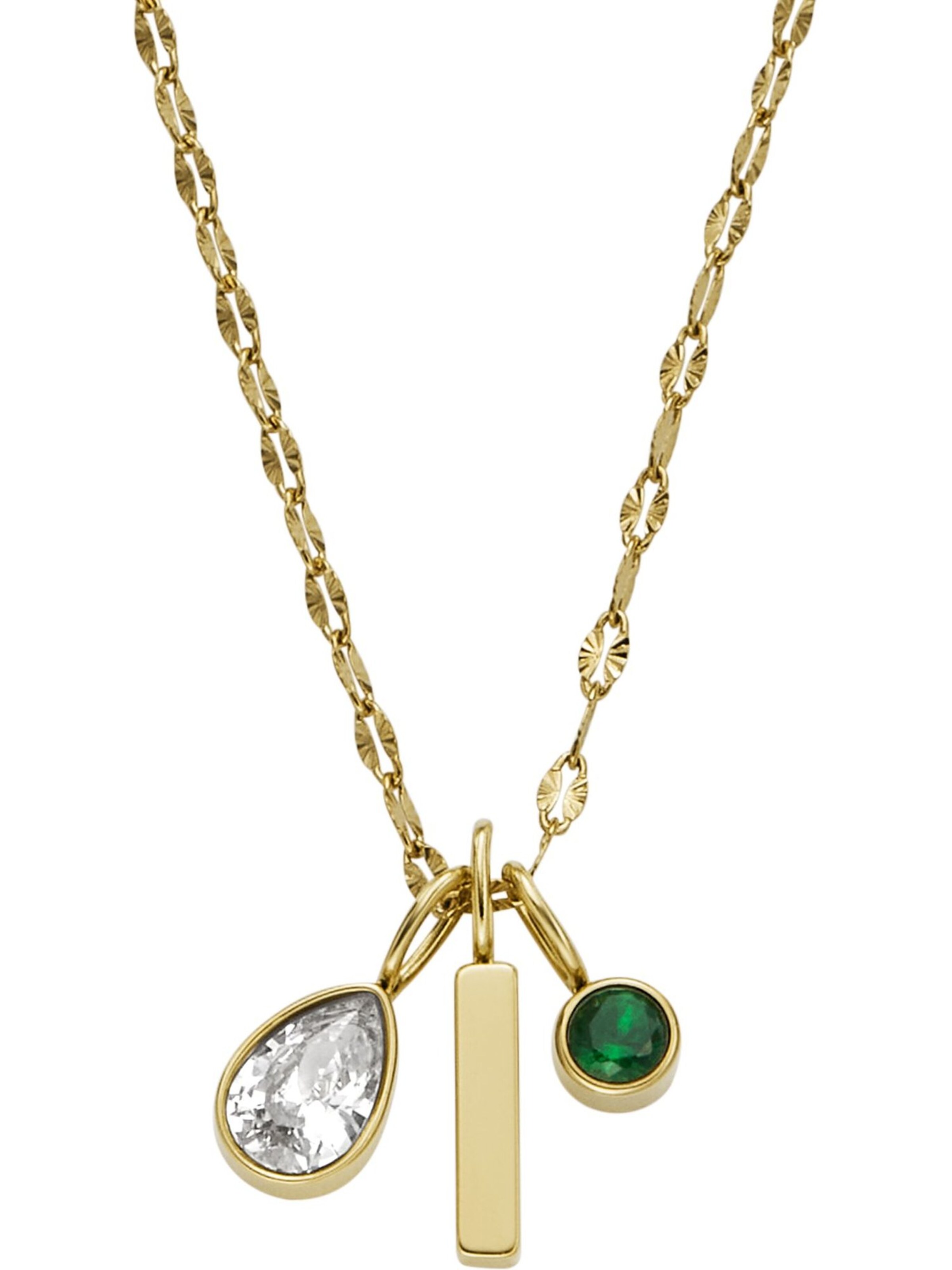 FOSSIL Necklace in Gold: front