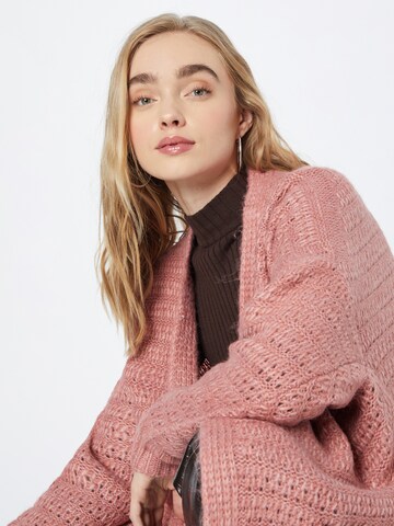 ONLY Strickjacke 'NEW CHUNKY' in Pink