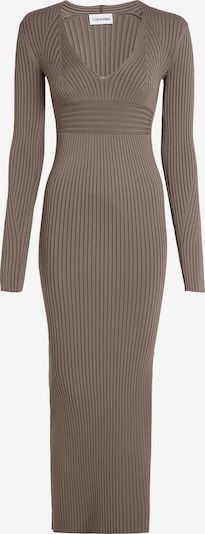 Calvin Klein Gebreide jurk in de kleur Lichtbruin, Productweergave