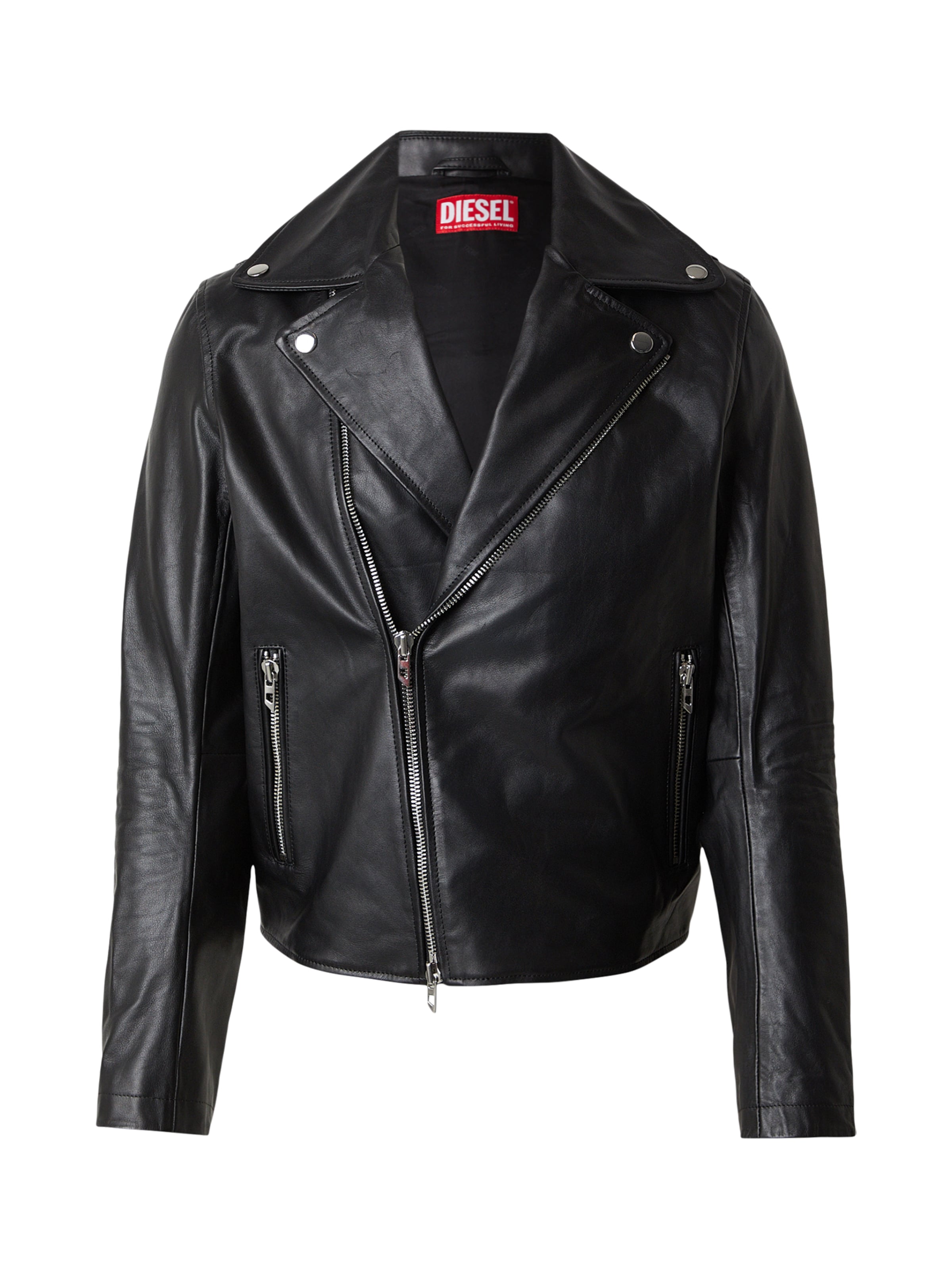 Giacca di mezza stagione di DIESEL in nero: frontale