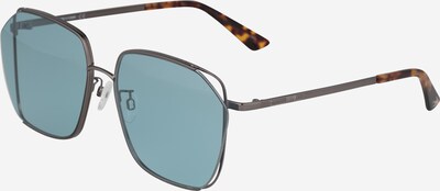 McQ Alexander McQueen Zonnebril in de kleur Goud / Violetblauw, Productweergave