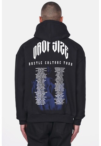 Sweat-shirt 'Embo' Dropsize en noir : devant