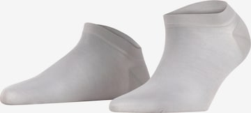 FALKE Füßlinge 'Fine Softness' in Silber: Vorderseite