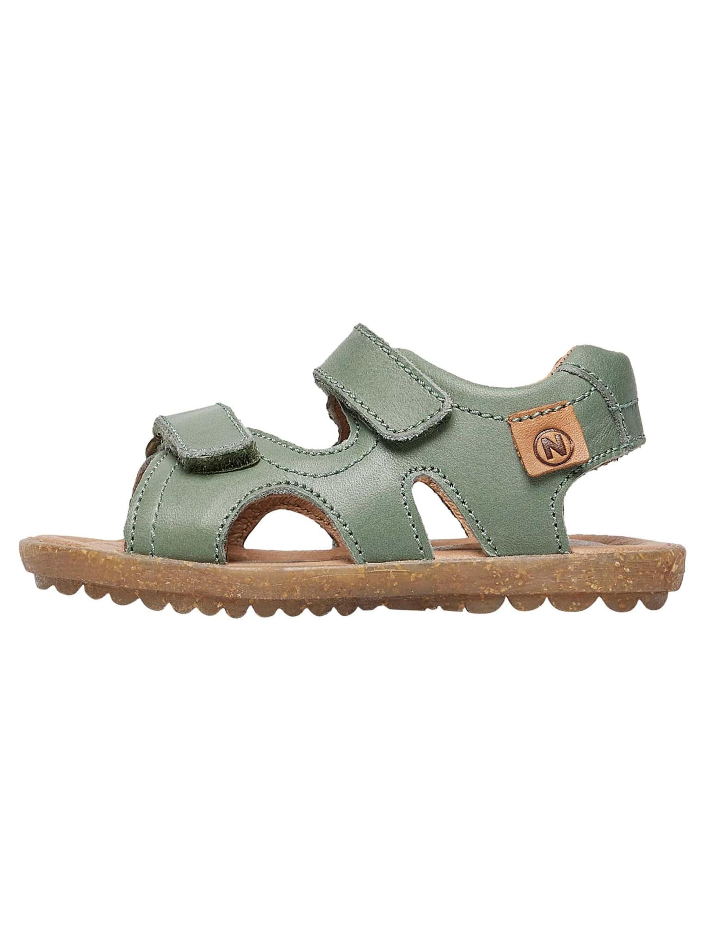 NATURINO Offene Schuhe 'SKY' in Grün