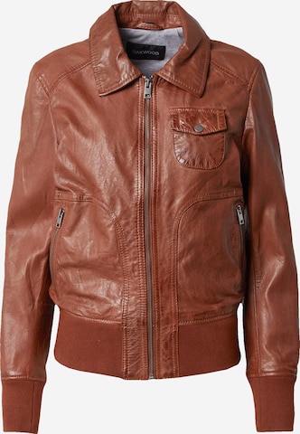 OAKWOOD Between-Season Jacket 'GIRL' in Brown: front