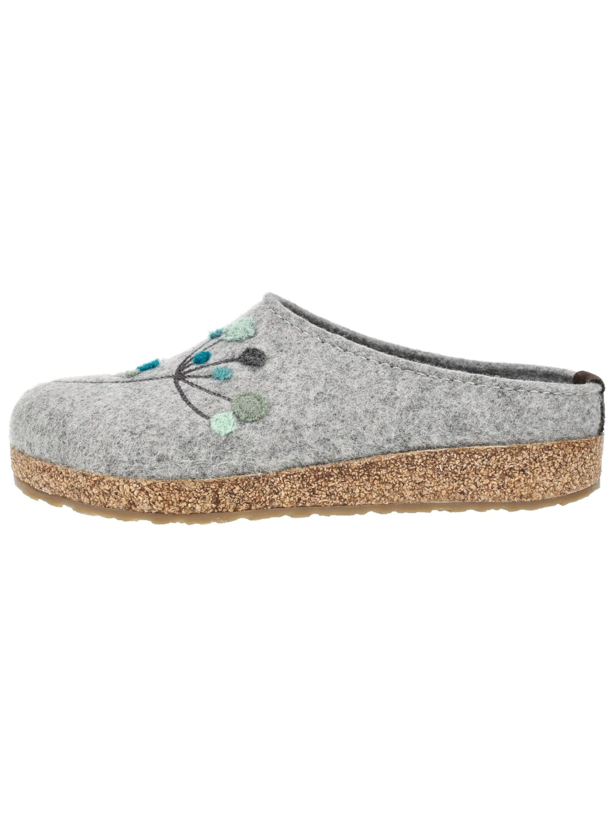 Pantoufle HAFLINGER en gris