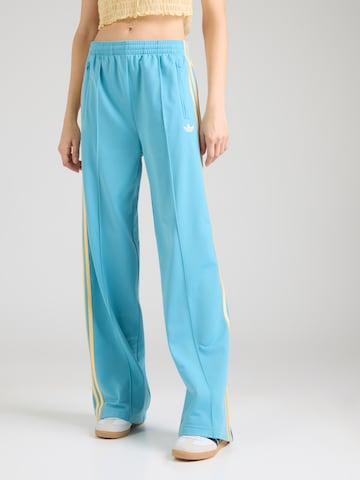 Largi Pantaloni 'Firebird' de la ADIDAS ORIGINALS pe albastru: față
