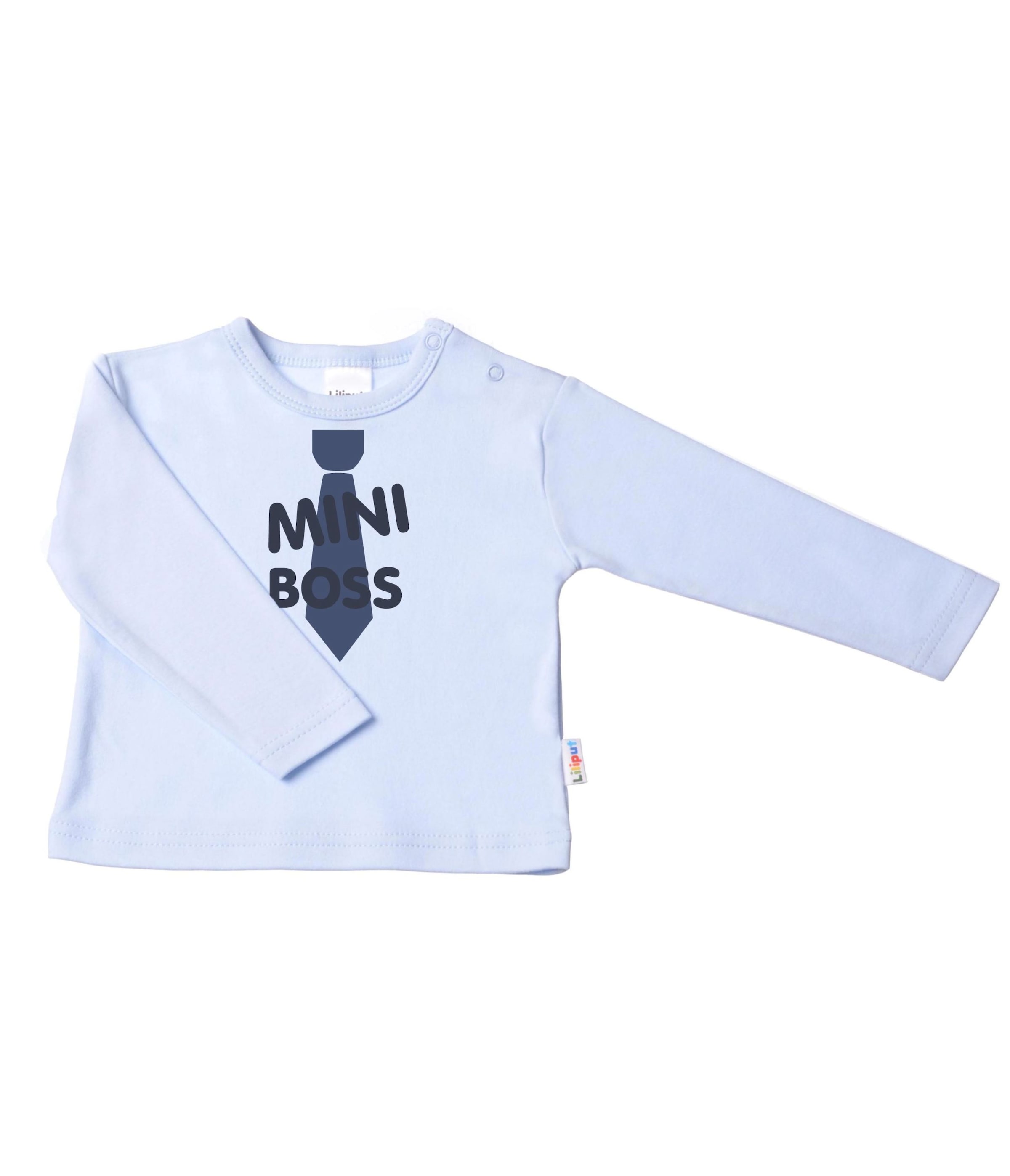 LILIPUT Shirt 'Mini Boss' in Blue: front