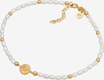 ELLI PREMIUM Foot Jewelry 'Perle, Sonne' in Gold