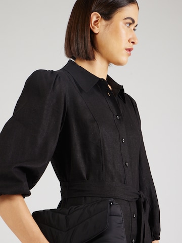 Y.A.S Shirt Dress 'FLAXY' in Black
