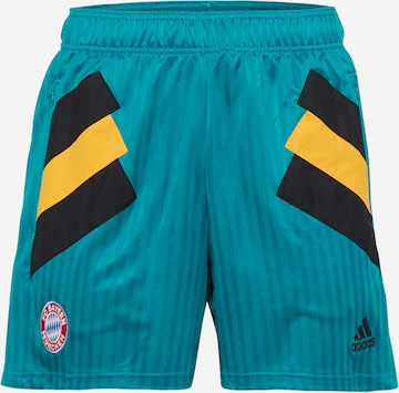 ADIDAS SPORTSWEAR Workout Pants 'FC Bayern' in Green: front
