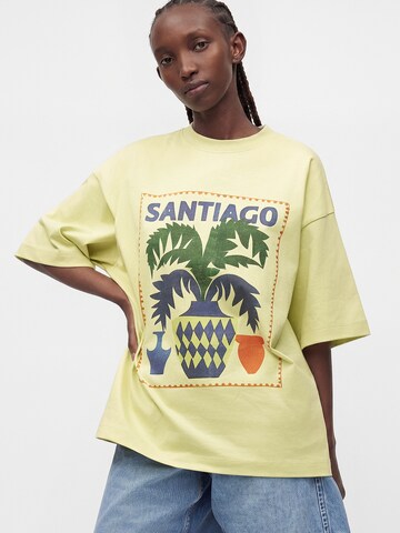geltona TOPSHOP Marškinėliai 'LAVA SANTIAGO'