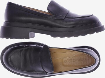 Pomme D'or Flats & Loafers in 38 in Black: front