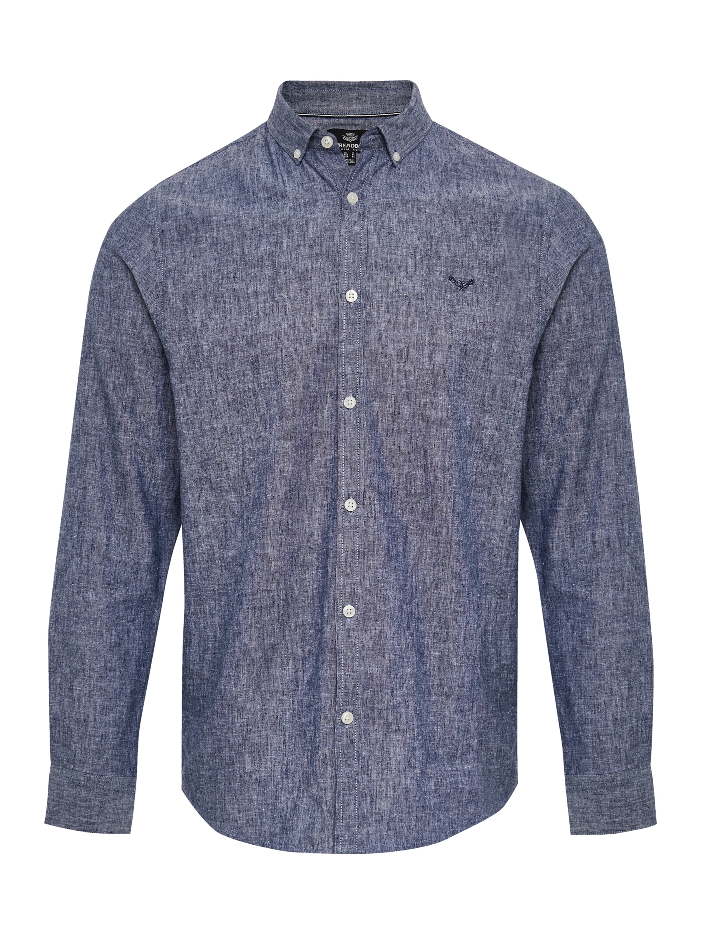 Threadbare Hemd 'Bale' in Blau: Vorderseite