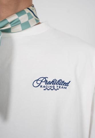 T-Shirt 'Grand Prix' Prohibited en beige