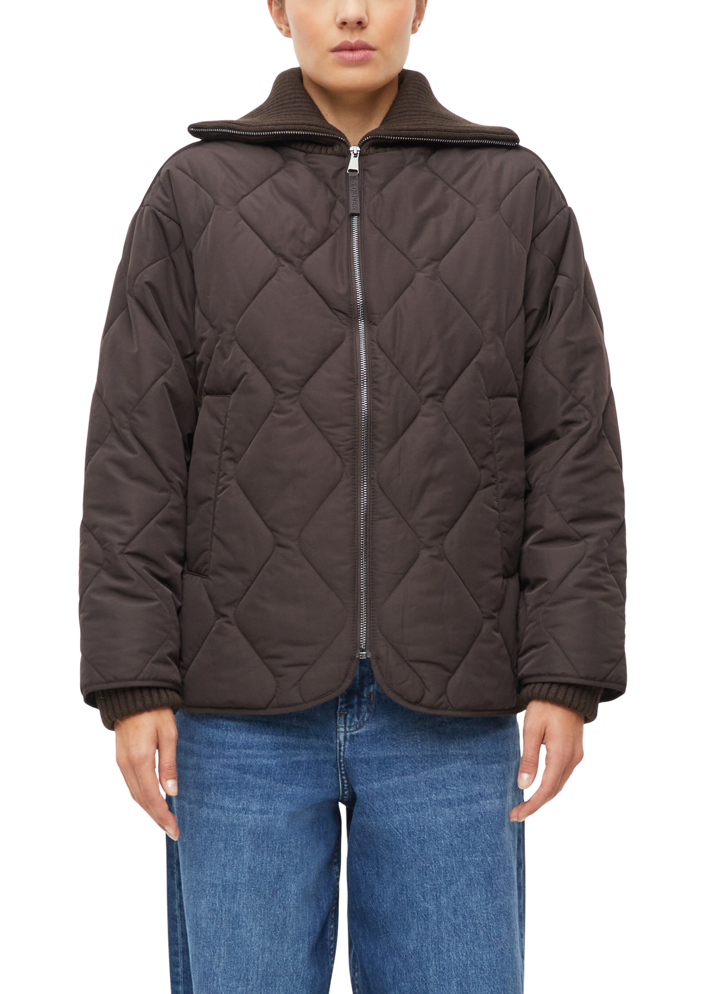 s.Oliver Jacke in Braun: Vorderseite