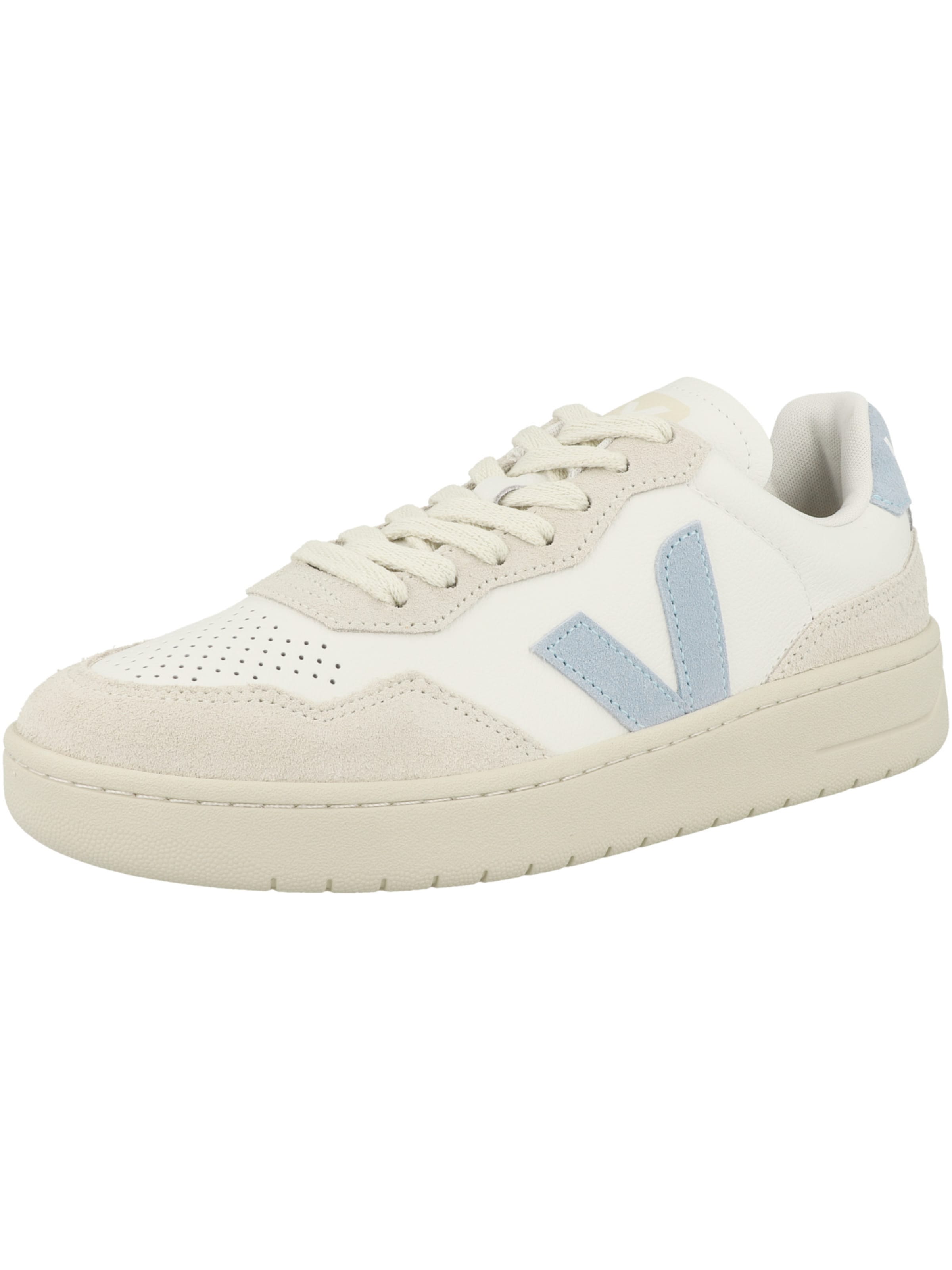 Veja Platform trainers 'V-90 O.T' in White: front