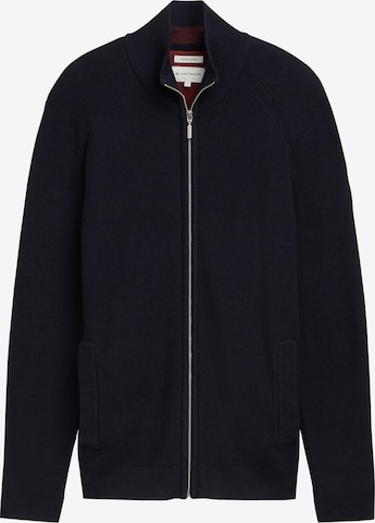 TOM TAILOR Gebreid vest in Blauw: voorkant