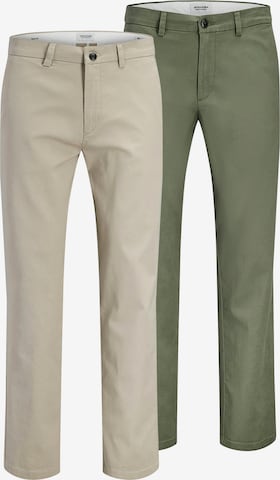 JACK & JONES Παντελόνι τσίνο 'JPSTOLLIE DYLAN' σε γκρι: μπροστά