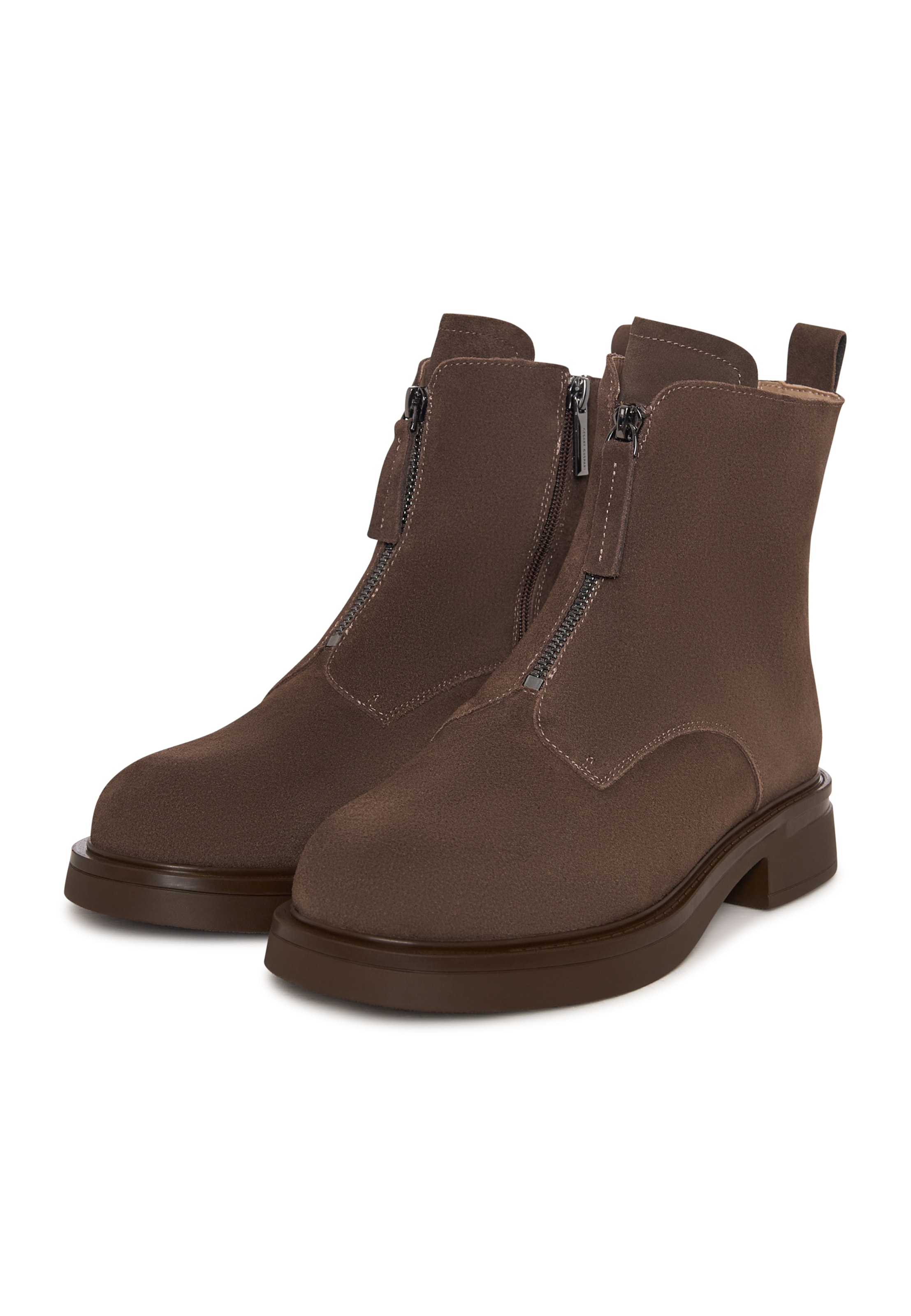 CESARE GASPARI Stiefelette in Braun