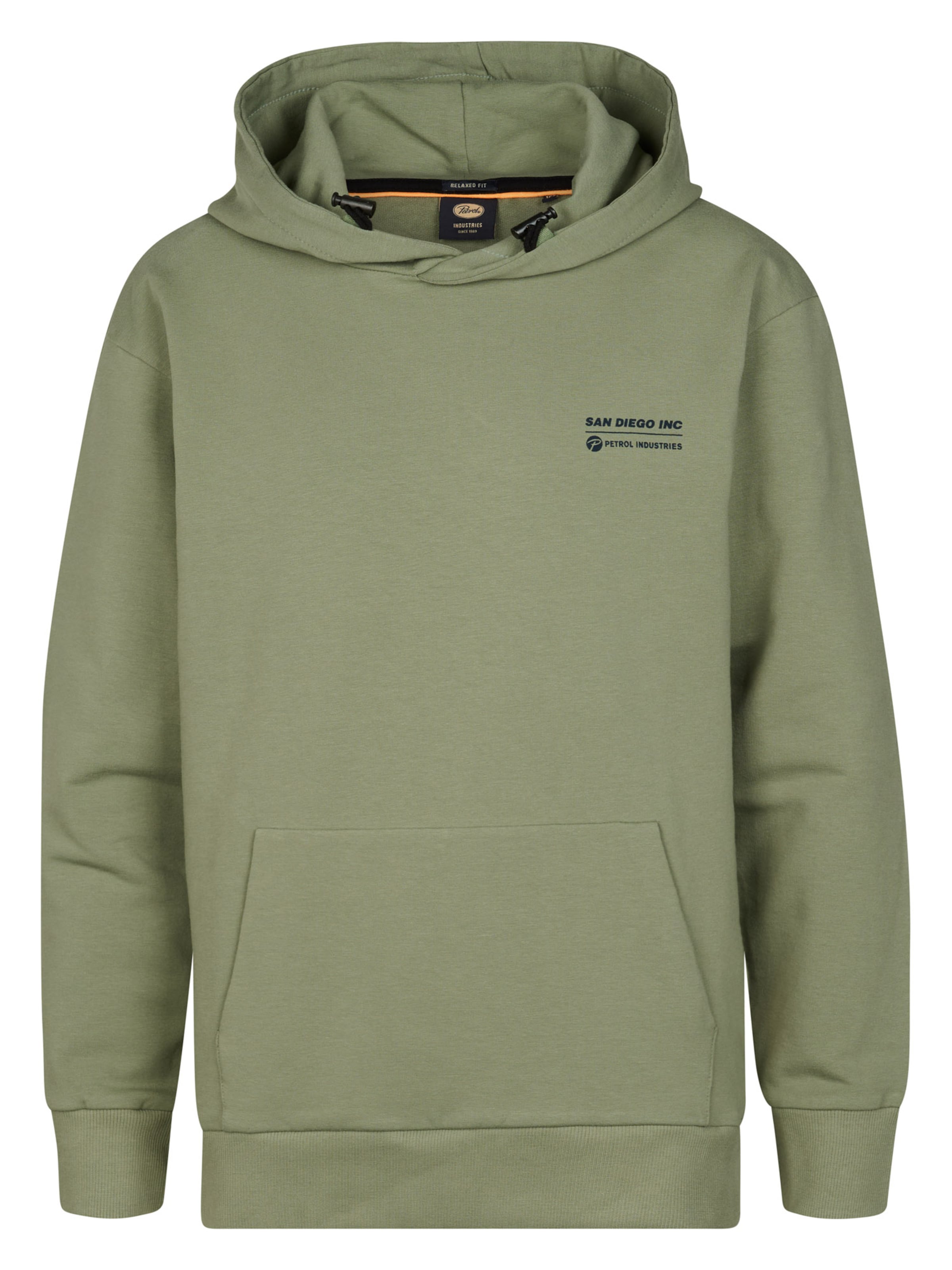 Petrol Industries Sweatshirt in Green: front
