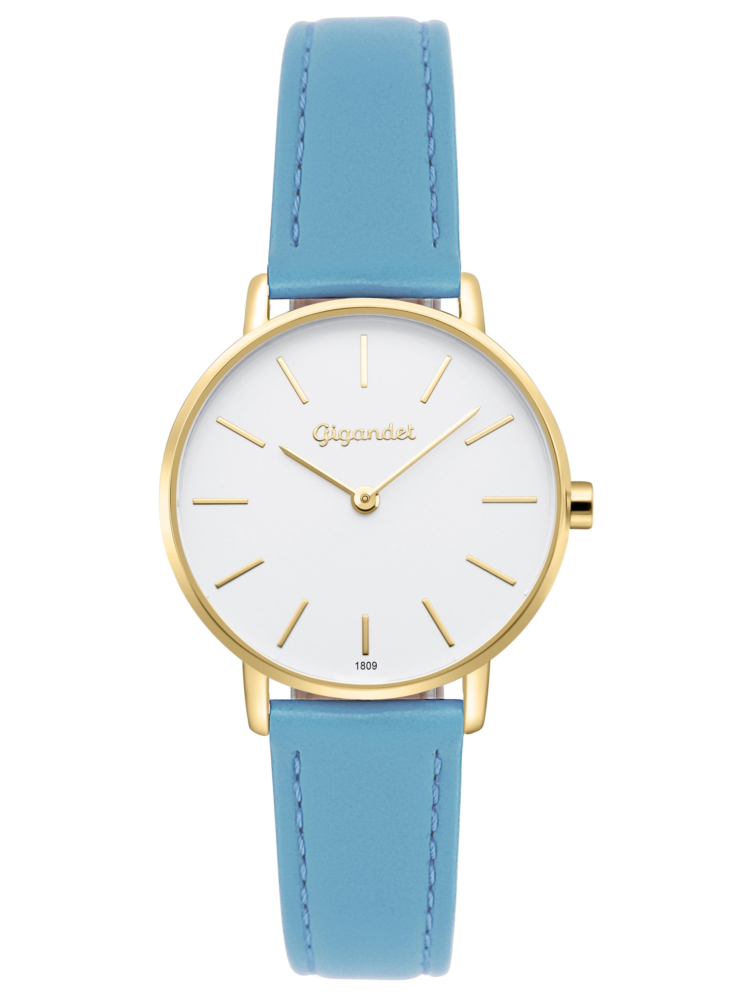 Gigandet Analoguhr 'MINIMALISM' in Gold: Vorderseite