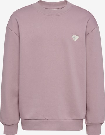 Sweat de sport Hummel en violet : devant