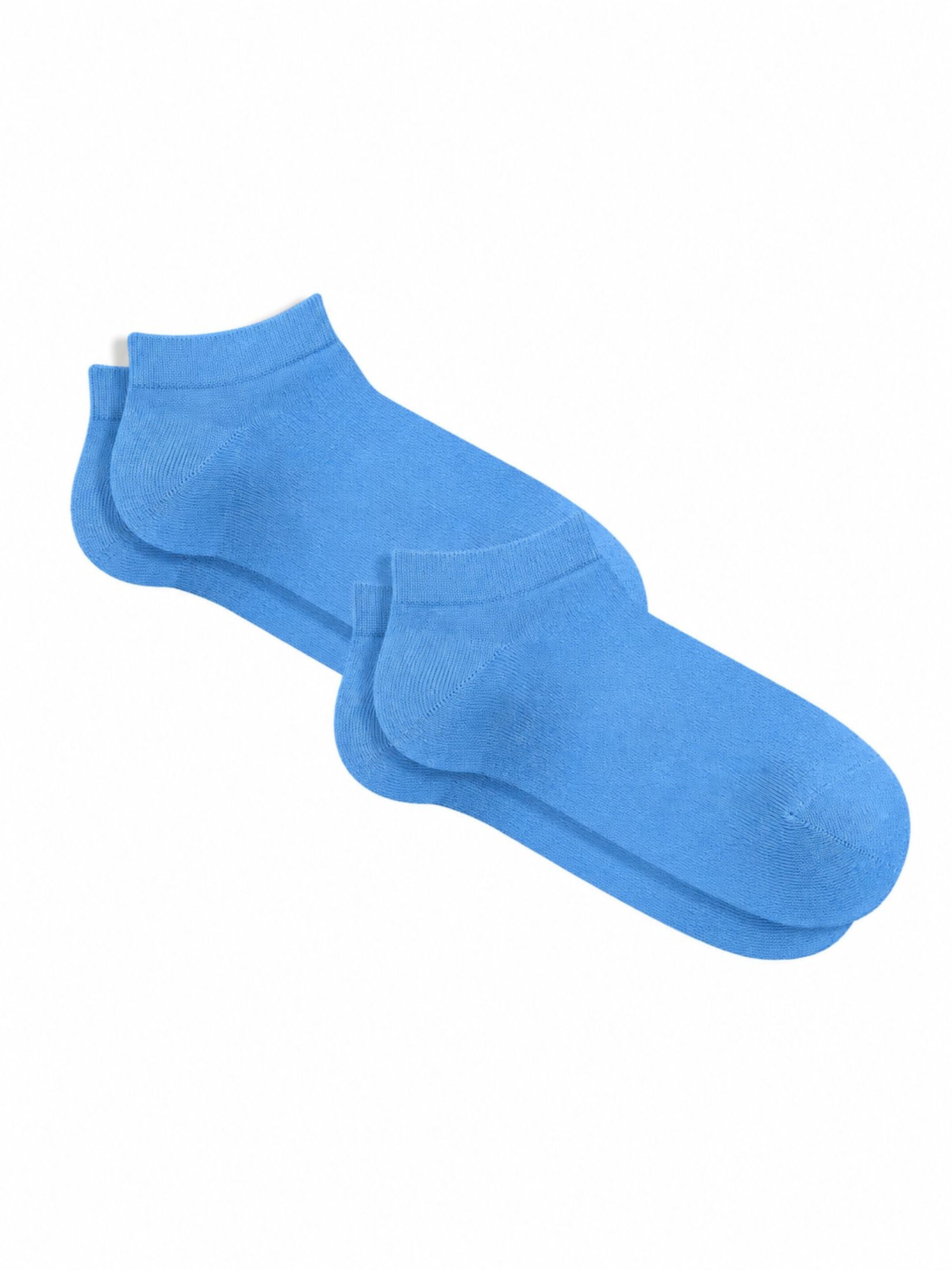 Albero Natur Socks 'Bio-Baumwoll-Sneakersocken Unisex - 2er Pack' in Blue: front