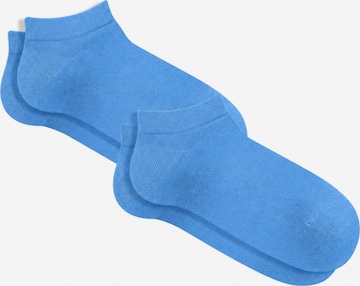 Albero Natur Socks 'Bio-Baumwoll-Sneakersocken Unisex - 2er Pack' in Blue: front