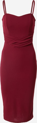 WAL G. Cocktail dress 'CELINE' in Red: front