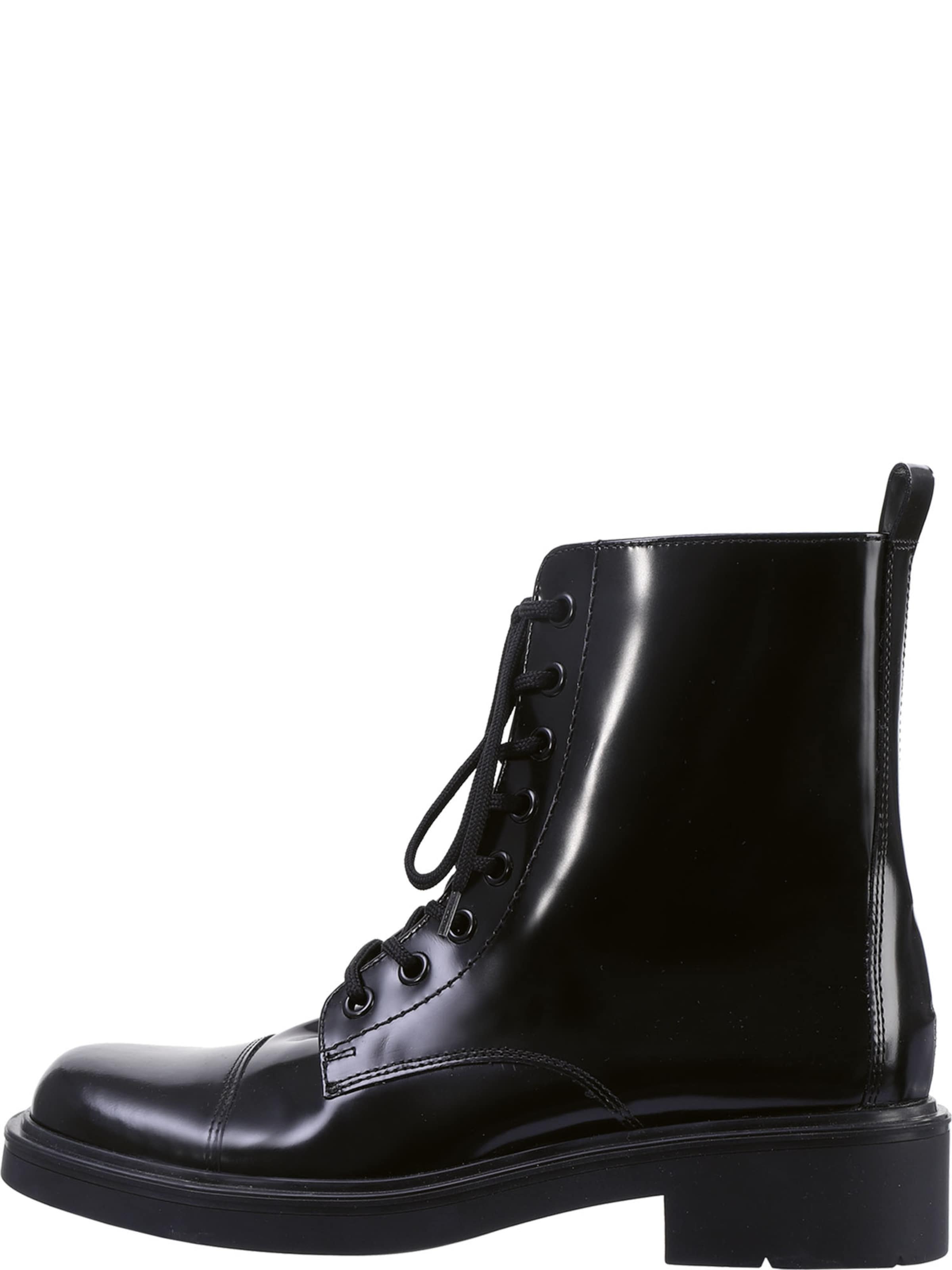 Högl Μποτάκι με κορδόνια 'BONNIE' σε μαύρο: μπροστά