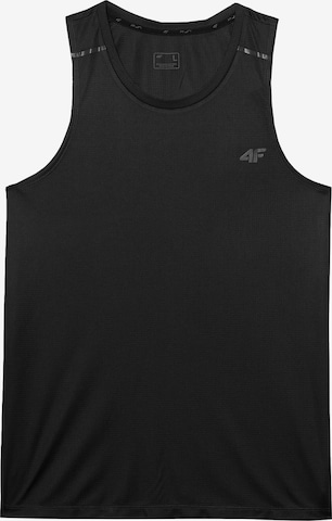 4F Funkcionalna majica | črna barva: sprednja stran