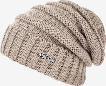 Neverless Beanie 'Model 36931' in Beige: front