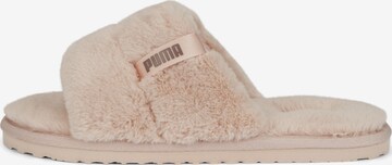 PUMA Slippers in Pink: front