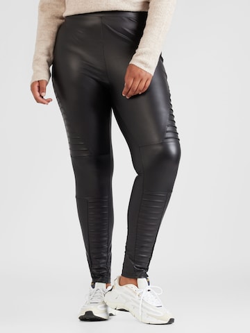 ONLY Curve Skinny Leggings 'COOL' in Black: front