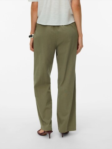 VERO MODA Wide leg Trousers 'VMCAIA' in Green